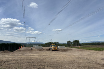 Capacitor 3 Station Works - BC Hydro